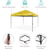 image:imageBest Choice Products 10x10ft Pop Up Canopy Tent Outdoor Shade 1 Person 1 Minute Set Up Carry Case 4 Weight Bags  BlueYellow