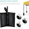 image:imageBest Choice Products 10x10ft Pop Up Canopy Tent Outdoor Shade 1 Person 1 Minute Set Up Carry Case 4 Weight Bags  BlueYellow