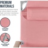 image:imageBest Choice Products Beach Chair with Adjustable Canopy Folding Zero Gravity Reclining Camp Lounge Chair with Backpack Straps amp Side Pocket Aluminum Frame Supports 350 lbs  Deep Sea StripeFlamingo