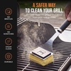 image:imageBest Choice Products BristleFree Grill Brush and Scraper Safe BBQ Grill Cleaner for Grills amp Griddles Stainless Steel Scraper Includes Replacement Sponge No Wire Bristles