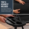 image:imageBest Choice Products Padded Zero Gravity Chair with Side Tray Adjustable Headrest Folding Outdoor Recliner WeatherResistant Oxford Fabric Supports 350 lbs  Peacock BlueBlack