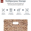 image:imageBest Choice Products 105x105in Pack of 5 Cube Storage Baskets Water Hyacinth Multipurpose Collapsible Organizers Handwoven Laundry Totes for Laundry Living Room Kids Room amp Nursery  ChestnutWhite