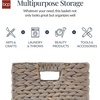 image:imageBest Choice Products 105x105in Pack of 5 Cube Storage Baskets Water Hyacinth Multipurpose Collapsible Organizers Handwoven Laundry Totes for Laundry Living Room Kids Room amp Nursery  ChestnutGray
