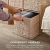 image:imageBest Choice Products 105x105in Pack of 5 Cube Storage Baskets Water Hyacinth Multipurpose Collapsible Organizers Handwoven Laundry Totes for Laundry Living Room Kids Room amp Nursery  ChestnutChestnut