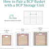 image:imageBest Choice Products 105x105in Pack of 5 Cube Storage Baskets Water Hyacinth Multipurpose Collapsible Organizers Handwoven Laundry Totes for Laundry Living Room Kids Room amp Nursery  ChestnutGray
