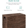 image:imageBest Choice Products XLarge Laundry Hamper with Lid Natural Handwoven Hyacinth Laundry Basket WRemoveable amp Washable Liner Bag Portable Handles 53 Gallon 200 liters  NaturalEspresso