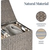 image:imageBest Choice Products XLarge Laundry Hamper with Lid Natural Handwoven Hyacinth Laundry Basket WRemoveable amp Washable Liner Bag Portable Handles 53 Gallon 200 liters  NaturalGray