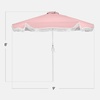 image:imageBest Choice Products 75ft Fringe Market Patio Umbrella  Outdoor Boho Tassel Sunshade for Table Pool Deck Backyard  UPF50 Easy Tilt Heavy Duty Steel Pole amp Ribs  WhitePink
