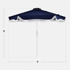 image:imageBest Choice Products 75ft Fringe Market Patio Umbrella  Outdoor Boho Tassel Sunshade for Table Pool Deck Backyard  UPF50 Easy Tilt Heavy Duty Steel Pole amp Ribs  WhiteNavy Blue