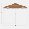 image:imageBest Choice Products 75ft Fringe Market Patio Umbrella  Outdoor Boho Tassel Sunshade for Table Pool Deck Backyard  UPF50 Easy Tilt Heavy Duty Steel Pole amp Ribs  WhiteTan
