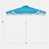 image:imageBest Choice Products 75ft Fringe Market Patio Umbrella  Outdoor Boho Tassel Sunshade for Table Pool Deck Backyard  UPF50 Easy Tilt Heavy Duty Steel Pole amp Ribs  WhiteSky Blue