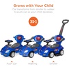 image:imageBest Choice Products Kids 3in1 Push and Pedal Car Toddler Ride On wHandle Horn Music  BlackBlue