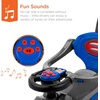 image:imageBest Choice Products Kids 3in1 Push and Pedal Car Toddler Ride On wHandle Horn Music  BlackBlue