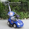 image:imageBest Choice Products Kids 3in1 Push and Pedal Car Toddler Ride On wHandle Horn Music  BlackBlue