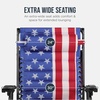 image:imageBest Choice Products Oversized Padded Zero Gravity Chair Recliner wCanopyAmerican Flag