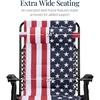 image:imageBest Choice Products Oversized Padded Zero Gravity Chair Recliner wCanopyAmerican Flag