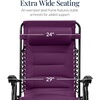 image:imageBest Choice Products Oversized Padded Zero Gravity Chair Recliner wCanopyAmethyst Purple