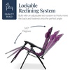 image:imageBest Choice Products Oversized Padded Zero Gravity Chair Recliner wCanopyAmethyst Purple