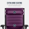 image:imageBest Choice Products Oversized Padded Zero Gravity Chair Recliner wCanopyAmethyst Purple
