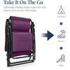 image:imageBest Choice Products Oversized Padded Zero Gravity Chair Recliner wCanopyAmethyst Purple