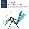 image:imageBest Choice Products Oversized Padded Zero Gravity Chair Recliner wCanopyAqua Blue