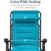 image:imageBest Choice Products Oversized Padded Zero Gravity Chair Recliner wCanopyAqua Blue