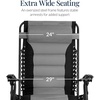 image:imageBest Choice Products Oversized Padded Zero Gravity Chair Recliner wCanopyBlackGray