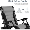 image:imageBest Choice Products Oversized Padded Zero Gravity Chair Recliner wCanopyBlackGray