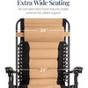 image:imageBest Choice Products Oversized Padded Zero Gravity Chair Recliner wCanopyBlackTan