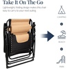 image:imageBest Choice Products Oversized Padded Zero Gravity Chair Recliner wCanopyBlackTan