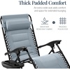 image:imageBest Choice Products Oversized Padded Zero Gravity Chair Recliner wCanopyBreeze Blue