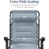 image:imageBest Choice Products Oversized Padded Zero Gravity Chair Recliner wCanopyBreeze Blue