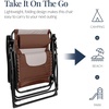 image:imageBest Choice Products Oversized Padded Zero Gravity Chair Recliner wCanopyBrownOyster