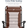 image:imageBest Choice Products Oversized Padded Zero Gravity Chair Recliner wCanopyBrownOyster