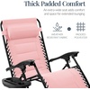 image:imageBest Choice Products Oversized Padded Zero Gravity Chair Recliner wCanopyBubblegum Pink
