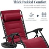 image:imageBest Choice Products Oversized Padded Zero Gravity Chair Recliner wCanopyBurgundy