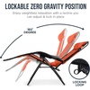 image:imageBest Choice Products Oversized Padded Zero Gravity Chair Recliner wCanopyBurnt Orange