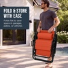 image:imageBest Choice Products Oversized Padded Zero Gravity Chair Recliner wCanopyBurnt Orange
