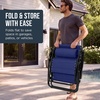 image:imageBest Choice Products Oversized Padded Zero Gravity Chair Recliner wCanopyCobalt Blue