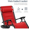image:imageBest Choice Products Oversized Padded Zero Gravity Chair Recliner wCanopyCrimson Red