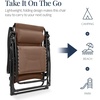 image:imageBest Choice Products Oversized Padded Zero Gravity Chair Recliner wCanopyDark Brown