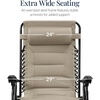 image:imageBest Choice Products Oversized Padded Zero Gravity Chair Recliner wCanopyDune