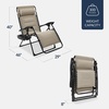 image:imageBest Choice Products Oversized Padded Zero Gravity Chair Recliner wCanopyDune