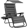 image:imageBest Choice Products Oversized Padded Zero Gravity Chair Recliner wCanopyGrey