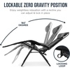 image:imageBest Choice Products Oversized Padded Zero Gravity Chair Recliner wCanopyGrey