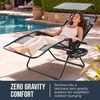 image:imageBest Choice Products Oversized Padded Zero Gravity Chair Recliner wCanopyIce Gray