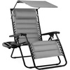 image:imageBest Choice Products Oversized Padded Zero Gravity Chair Recliner wCanopyIce Gray