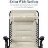 image:imageBest Choice Products Oversized Padded Zero Gravity Chair Recliner wCanopyIvory