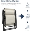 image:imageBest Choice Products Oversized Padded Zero Gravity Chair Recliner wCanopyIvory