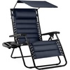 image:imageBest Choice Products Oversized Padded Zero Gravity Chair Recliner wCanopyNavy Blue
